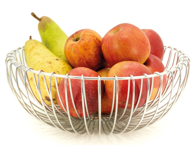 Coupe de fruits design Wire (Wire argenté)