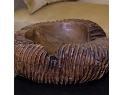 Coupe en teck Garit (37 x 40 x 16 cm)