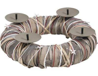 Couronne bougies centre de table