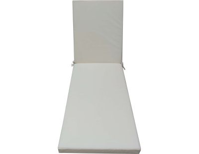 Coussin pour bain de soleil déhoussable Monte Carlo (Ivoire)