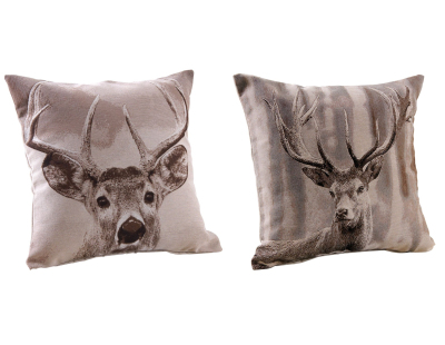 Coussin cerf en coton et polyester (60 x 60 cm (Lot de 2))