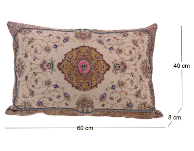 Coussin en coton Margareth 40 x 60 cm