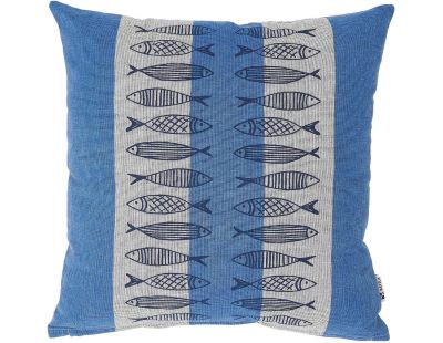 Coussin en coton Sea 45 x 45 cm (Poissons)