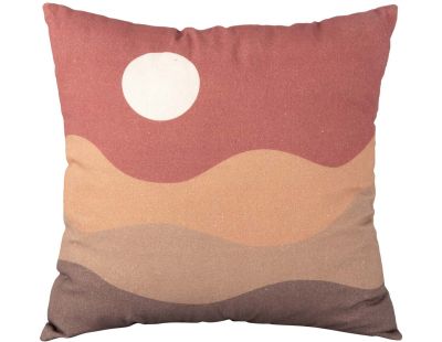 Coussin en coton 45 x 45 cm Sunset (Brun argile)