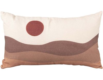 Coussin en coton 50 x 30 cm Sunset (Sable)