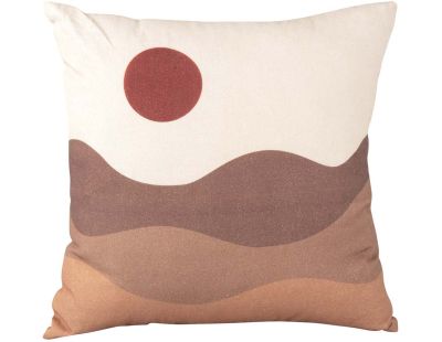 Coussin en coton 45 x 45 cm Sunset (Sable)