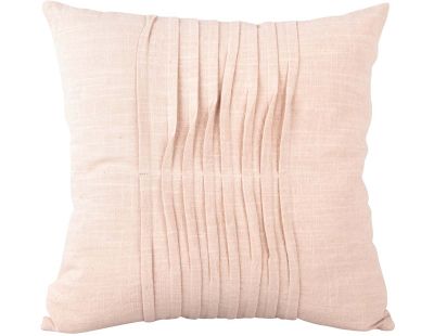 Coussin en coton 45 x 45 cm Wave (Rose clair)