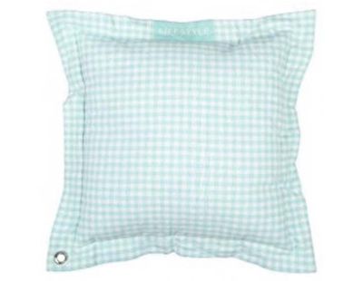 Coussin déco 45cm 100% coton St Tropez (Vert)