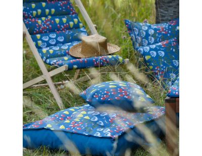 Coussin décoratif en tissu imprimé Eveil (50 x 30 cm)