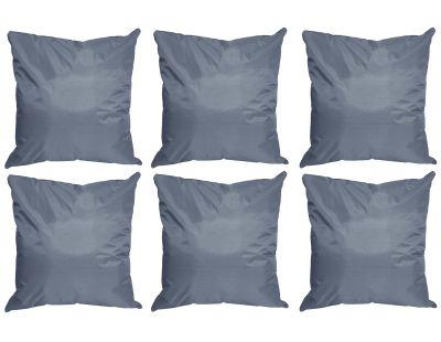 Coussin extérieur carré 45 cm Sun (Lot de 6) (Gris anthracite)