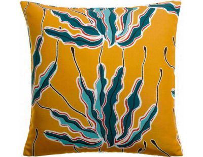 Coussin extérieur imprimé Alga Bronze (45 x 45 cm)