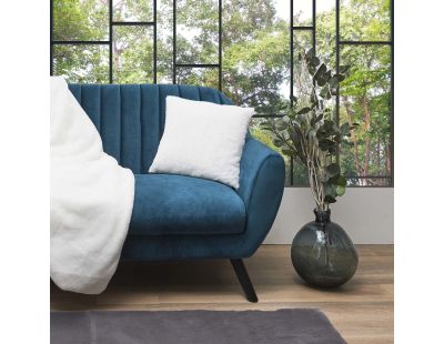 Coussin imitation fourrure 40 x 40 cm Opulence (Ecru)