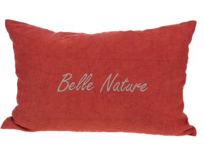 Coussin à message Nature 40 x 60 cm (Terracotta)