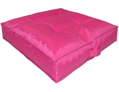 Coussin de sol intérieur extérieur coloré (Fuchsia)