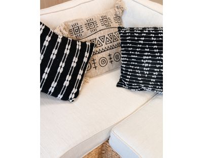 Coussins en coton graphiques (Lot de 2)