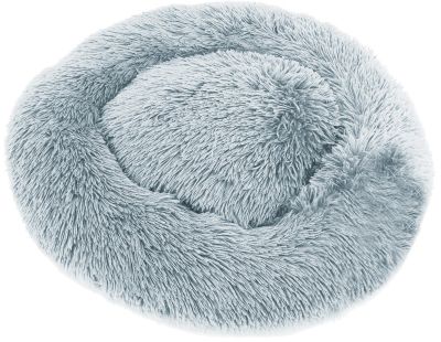 Coussins à poils longs pour animaux 60 cm (Gris Clair)