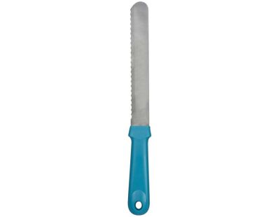 Couteau découpe génoise 35 cm (Bleu)