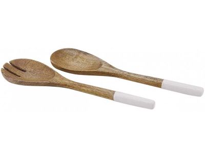 Couverts à salade en bois de manguier