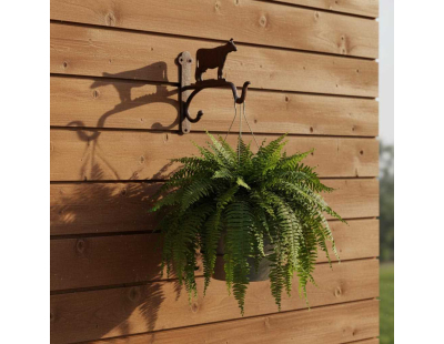 Crochet pour panier suspendu en fonte (Vache)