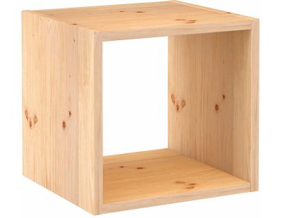 Cube de rangement en pin massif Dinamic (Simple)