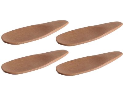 Cuillère de dégustation en bambou (Lot de 4)