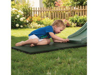 Dalle caoutchouc pour terrain de jeu Hicar (Lot de 9)