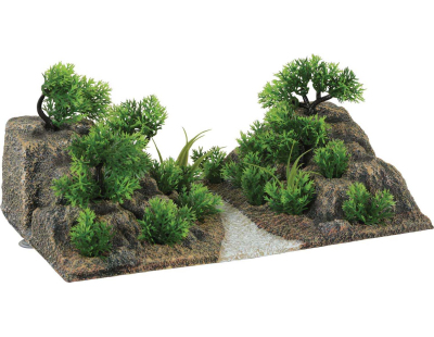 Décor complet pour aquarium 30 cm Landscape (Chemin et rochers)