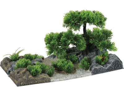 Décor complet pour aquarium 35 cm Landscape (Arbre)