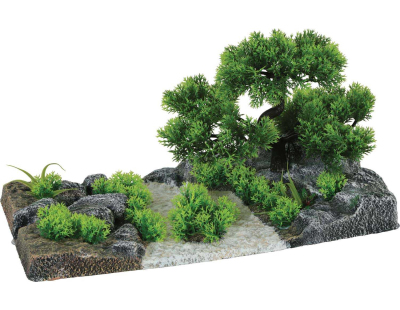 Décor complet pour aquarium 40 cm Landscape (Arbre)