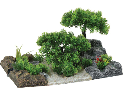 Décor complet pour aquarium 30 cm Landscape (Arbre)