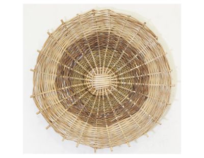 Décor mural en osier multicolore (lot de 3)