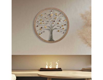 Décoration murale Arbre en métal Tree of life 80 x 2 cm