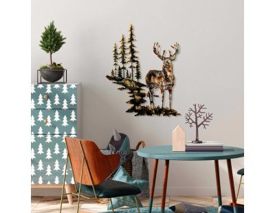 Décoration murale en métal Acacia Deer