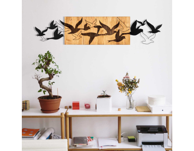 Décoration murale bois et métal Animal (Albatros)