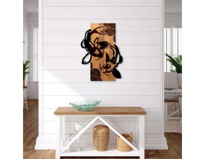 Décoration murale bois et métal Animal (Fish Yang)