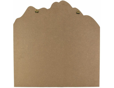 Décoration murale en bois et métal Cerf