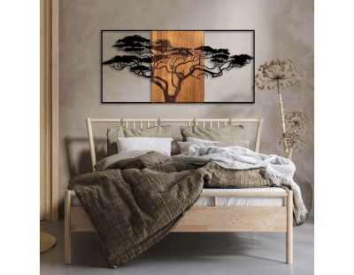 Décoration murale en bois et métal Walnut (Arbre)