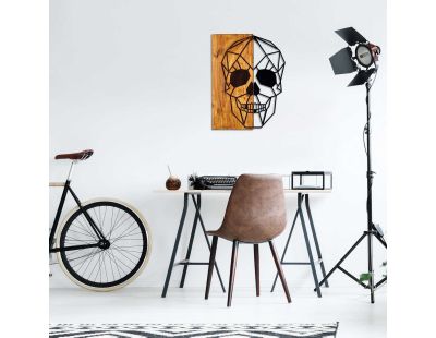 Décoration murale en bois et métal Walnut (Crane)