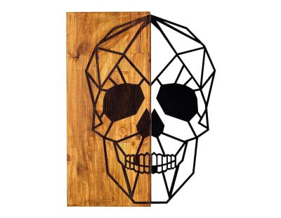Décoration murale en bois et métal Walnut (Crane)