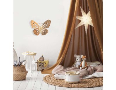 Décoration murale en métal Animal (Papillon doré)