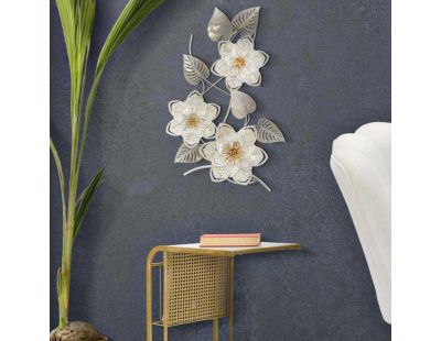 Décoration murale en métal Artic 39 x 5.5 x 67.5 cm