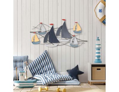 Décoration murale en métal Boat