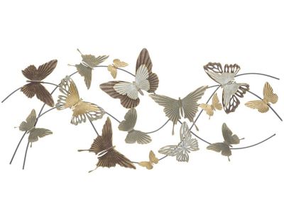 Décoration murale en métal Butterfly smart 118 x 3 x 52 cm