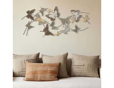 Décoration murale en métal Butterfly smart 118 x 3 x 52 cm