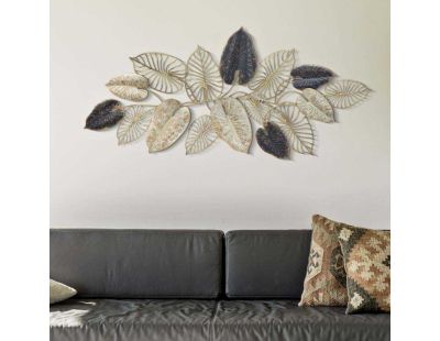 Décoration murale en métal Century 13 x 4.5 x 61 cm