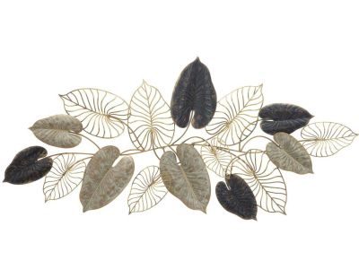 Décoration murale en métal Century 13 x 4.5 x 61 cm