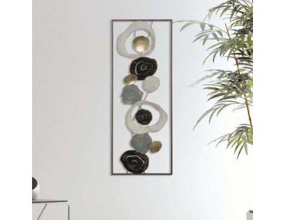Décoration murale en métal Dixy 28.5 x 3 x 74 cm