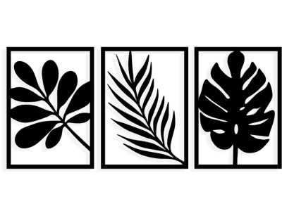 Décoration murale en métal Nature (Feuilles)