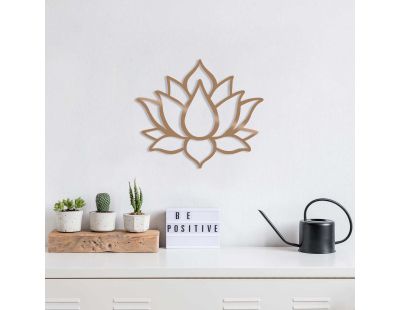 Décoration murale en métal Nature (Fleur de lotus 1)