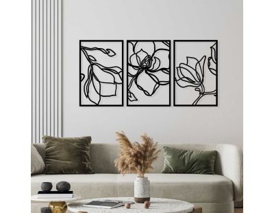 Décoration murale en métal Nature (Fleurs)